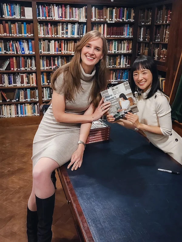 Petra Pupić with Marie Kondo — KonMari® certification, professional home organizer Zagreb