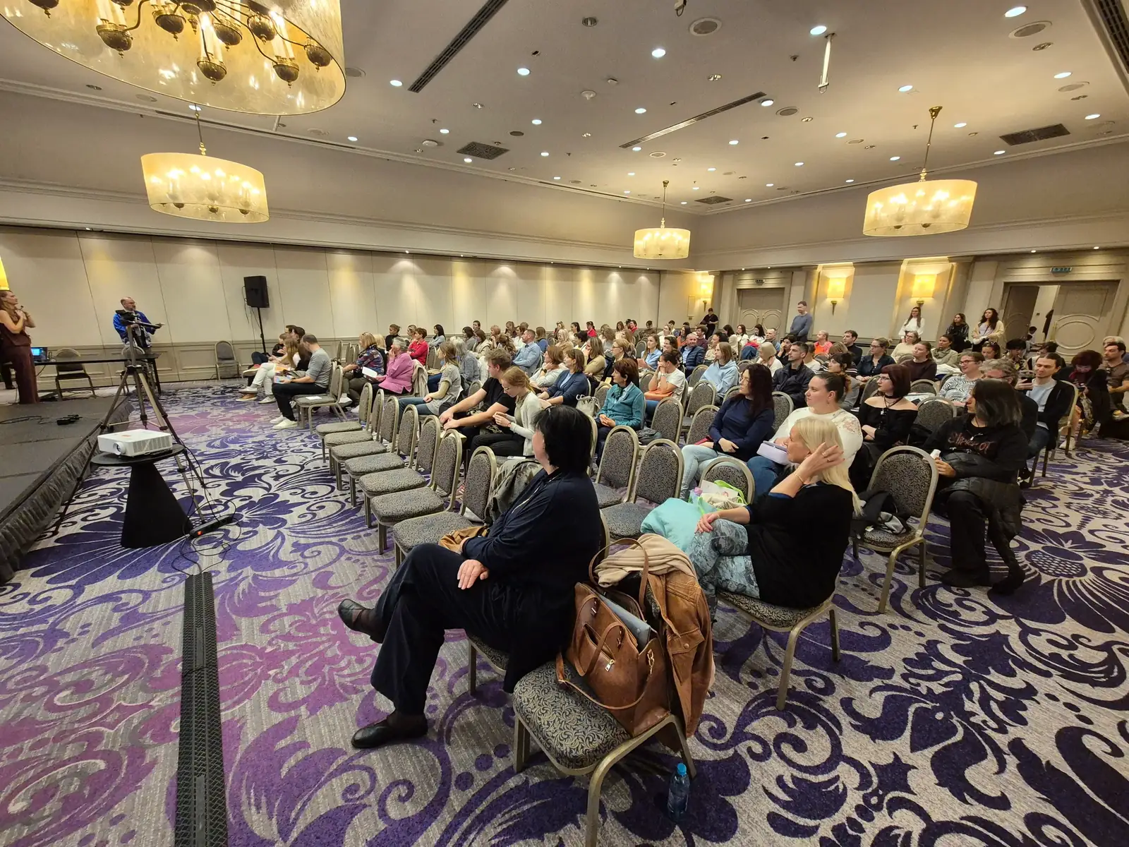 A full conference room at the Sheraton Hotel during a KonMari® talk on Japan Day in Zagreb